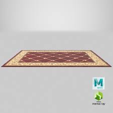 clical area rug 3d model 29 max