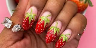 23 strawberry nail art ideas that are