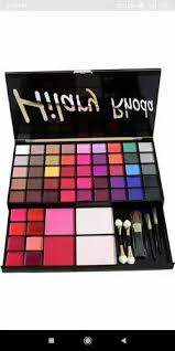 black hilary rhoda makeup kit box