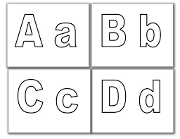 Printable Uppercase Lowercase Letters