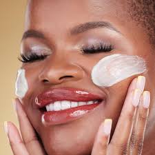 premium photo skincare face cream and