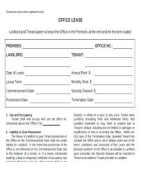 Sample Of A Lease Agreement Lease Agreement For Office Space