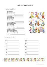 Les Nombres | Les nombres en lettres, Grammaire française, Écrire les  nombres
