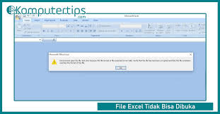 Adanya kesalahan ketika melakukan proses saving file sehingga the document is damaged and cannot be opened. 3 Cara Memperbaiki File Excel Yang Tidak Bisa Dibuka Komputer Tips