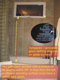 Bathroom Window Safety Glass Tempered