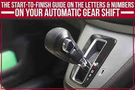 numbers on your automatic gear shift