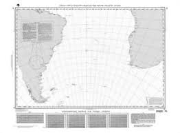 Details About Nga Chart 24 Great Circle Sailing Chart Of The South Atlantic Ocean