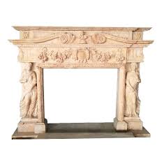 China Classic Stone Mantle Cultured