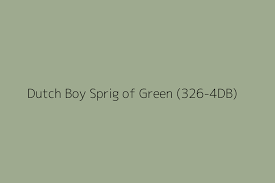 Dutch Boy Sprig Of Green 326 4db