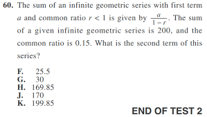 The Hardest Act Math Problems