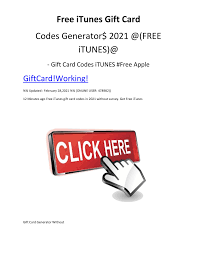 What is itunes gift card code generator? Free Itunes Gift Card Mollashohag730 Flip Pdf Online Pubhtml5