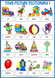 toys esl voary worksheets