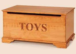 roswell maple wood toy chest from