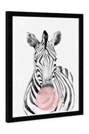 Wynwood Studio Zebra Bubblegum Pink