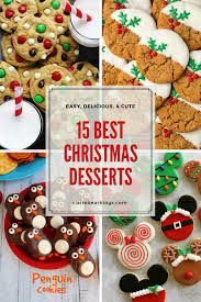 48 christmas dessert recipes that can get anyone in the holiday spirit. 15 Easy And Super Cute Christmas Dessert Recipes Christmas Food Desserts Easy Holiday Desserts Christmas Fun Christmas Dessert Recipes