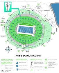 rose bowl stadium seating chart with