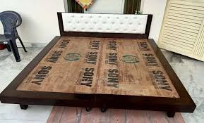 Queen Size Plywood Bed Without Storage