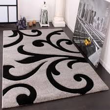 black and white designer carpet at rs