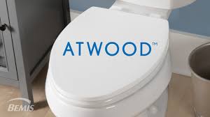 bemis atwood enameled wood toilet