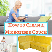 how to clean a microfiber couch the