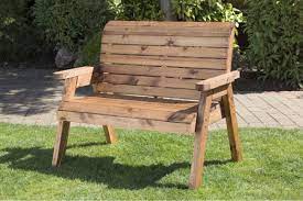 2 Seater Wooden Bench From Charles