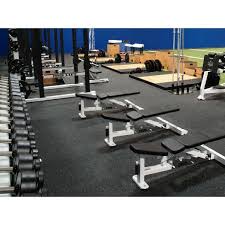 rubber gym weight room flooring tiles