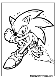sonic coloring pages 100 free printables