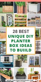28 beautiful unique diy planter box ideas