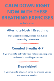 breathing exercises for anxiety