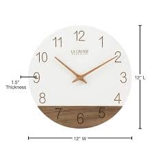 Sierra Wood Quartz Og Wall Clock