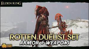 Elden Ring - Rotten Duelist Set (Armor & Weapons) - YouTube