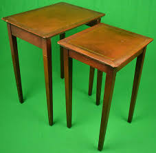 Set Of Two English Stacking Side Tables