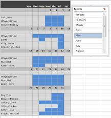 Create A Calendar Pivot Table Of Love Straight From The Ps