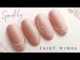 sparkly fairy wings nail sugar gel
