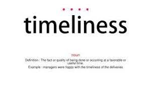 ounce timeliness vocab today