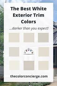 Best Exterior White Trim Colors And