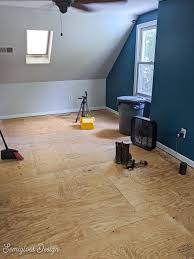 how to paint a plywood floor the easy