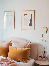 kate la vie bedroom mustard and pink