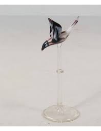 5x Crystal Glass Bird Ornaments
