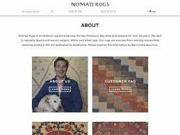 nomad rugs razorfrog web design in