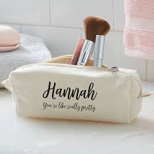 modern name personalized cosmetic case