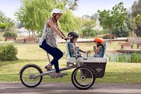 Bike Stroller Taga A Green Vehicle For 3