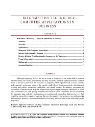 All your devices, applications, software, and most of your work are supported by or built upon your computer network. Information Technology Computer Applications In Business Pdf Pdf Debits And Credits Computer Network