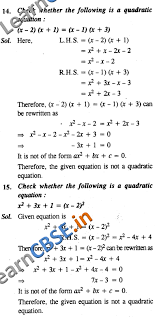 Quadratic Equations Ncert Solutions