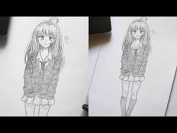 how to draw anime full body easy