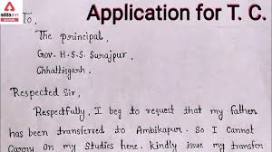 application for tc by pas from