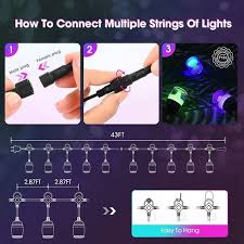 12bulbs Rgb Changeable Outdoor String