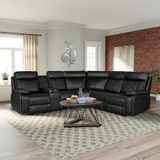 l shaped reclining sectional sofa