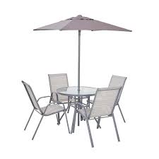 Andorra 4 Seater Garden Dining Set With