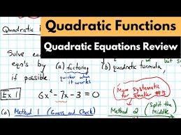 2 1 Quadratic Models Quadratic